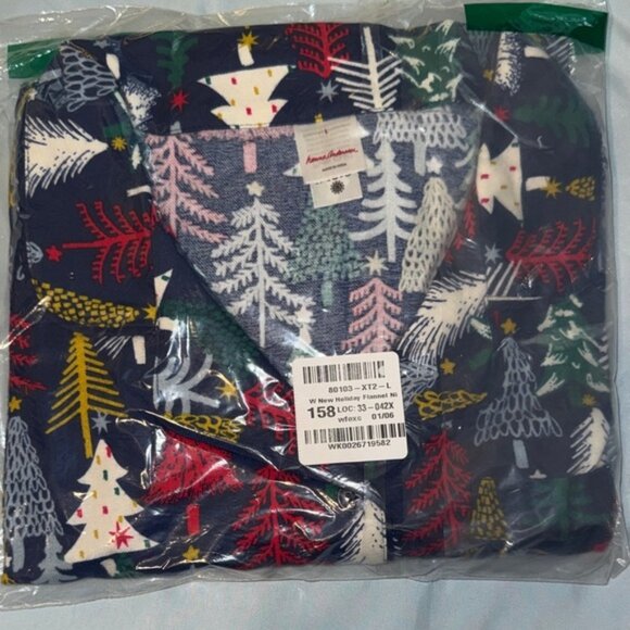 Hanna Andersson Multicolor holiday flannel nightgown - Picture 2 of 5